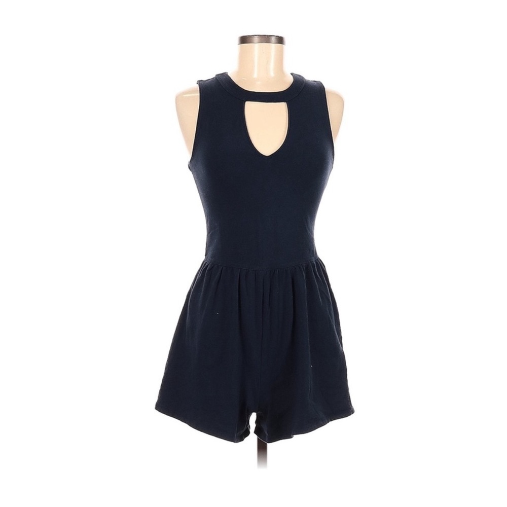 Navy blue Hollister romper with cut out